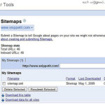Sitemaps: Submit Sitemaps to Google Webmaster Tools